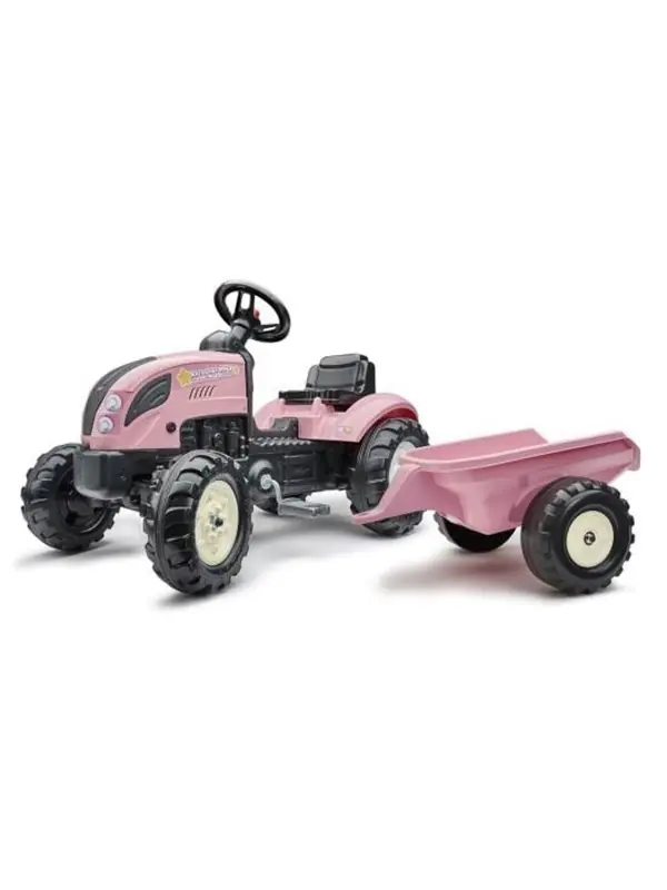 Snabb leverans Country star traktor med trailer FALK (808-055)