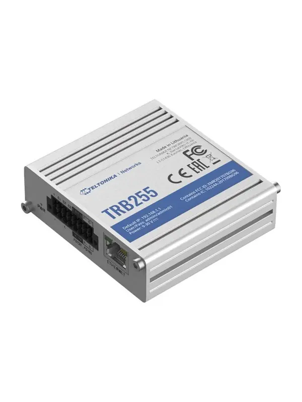 Beställ idag Teltonika TRB255 - Gateway - 100Mb LAN, RS-232, RS-485 - LTE - 4G - Likström