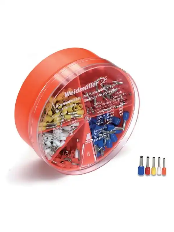 Weidmüller 9025900000 Kabelsko-sortiment 0.50 mm² - 2.50 mm² Orange, Hvid, Gul, Rød, Blå 400 stk Köp online