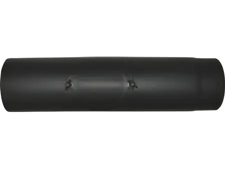 Snabb frakt MB Sorte røgr. 130mm 500 lgd. - lgde. 500mm med renseklap