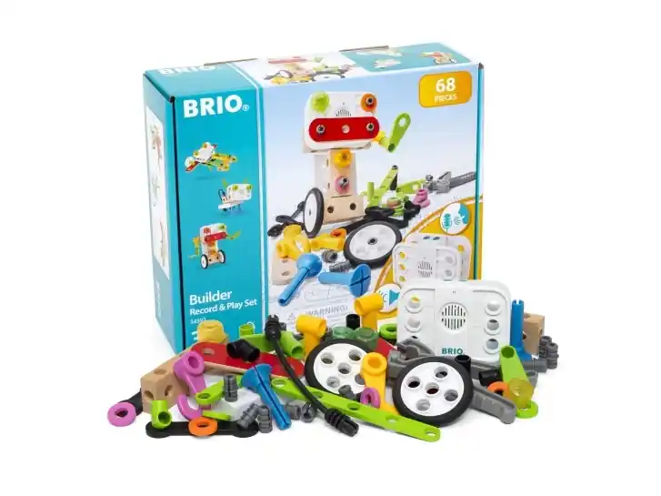 BRIO 34592 Builder Record & Play Set Rabatter