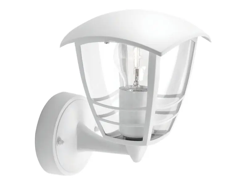 Snabb frakt Philips myGarden Creek - Vägglampa - 1 uttag - E27 - lykta - vit