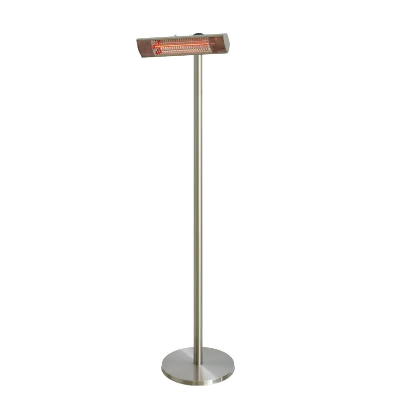 HORTUS Terrassevarmer gulvmodel 1500 W, GT, sølv (211-398) Kampanj