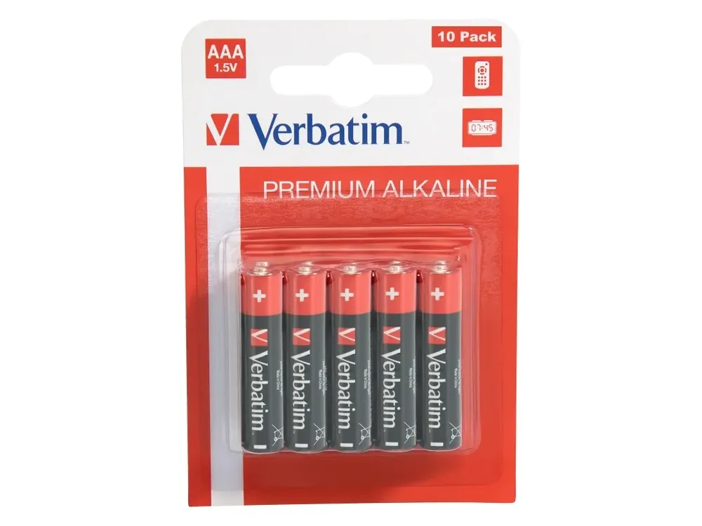 Sänkt pris Verbatim - Batteri 10 x AAA / LR03 - alkaliskt