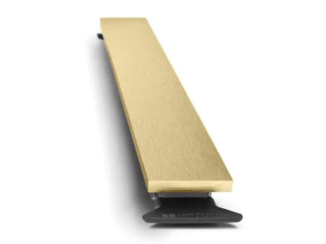 Unidrain HighLine Panel set. - Rostfritt stål. mässing. 900mm Populärt val