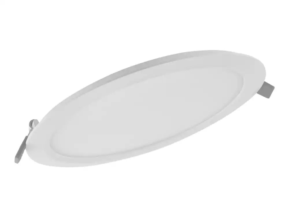 LEDVANCE DOWNLIGHT SLIM - Wall/ceiling recessed lamp - LED - 6 W - varmt vitt ljus - 3000 K - rund - vit Bästa pris