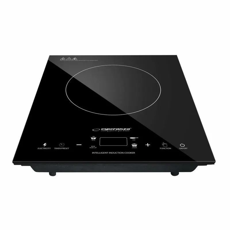 Rea Esperanza EKH009, Svart, Bordsskiva, 28 cm, Zoninduktionshäll, Keramik, 1 zon(er)