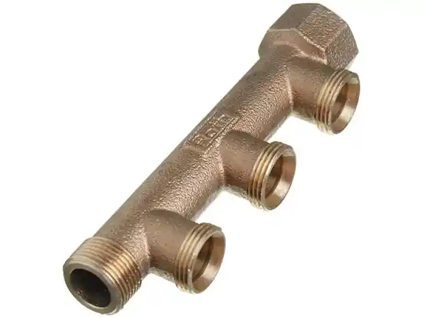 Outlet Roth fordelerrør 3 afgreninger x 15 mm pex Euro-red