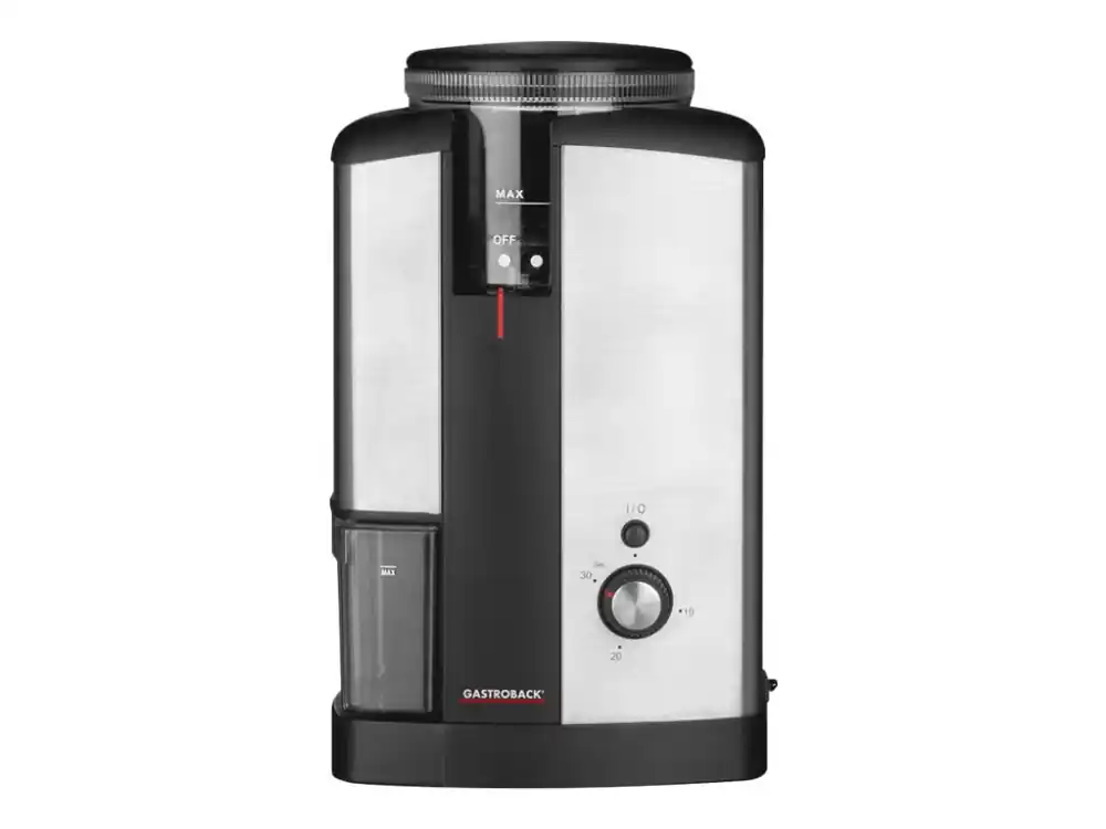 Bästa pris Gastroback Design Coffee Grinder Advanced - Kaffekvarn - 165 W - svart / rostfritt stål