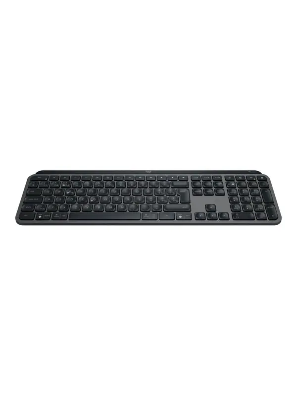 Rabatt Logitech MX Keys S - Tangentbord - bakgrundsbelyst - trådlös - Bluetooth LE - QWERTY - USA, internationellt - tangentbrytare Saxnyckel - grafit - med Palm Rest