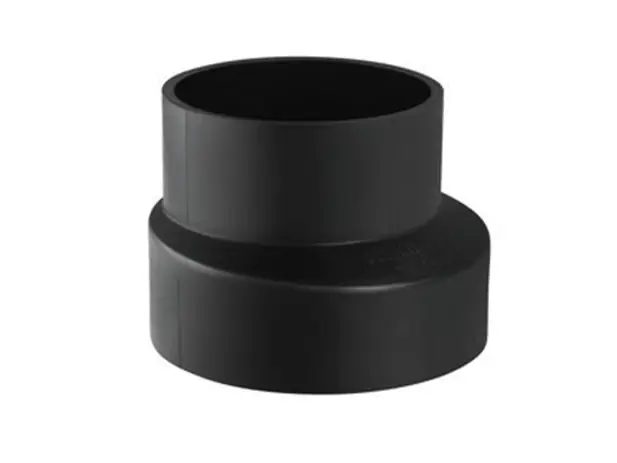 Outlet 63 x 50 mm Reduktion excentrisk sort PEH Geberit