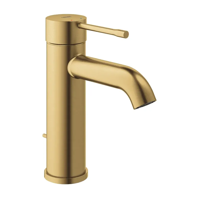 Erbjudande Grohe Essence Engreppsblandare för handfat - Borstad Cool Sunrise - Inkl. bottenventil
