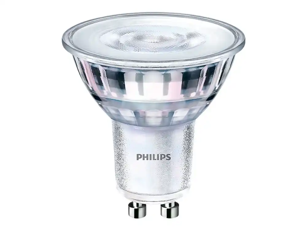 Philips CorePro - LED-spotlight - form PAR16 - GU10 - 4 W (motsvarande 50 W) - klass F - vitt ljus - 3000 K Premium