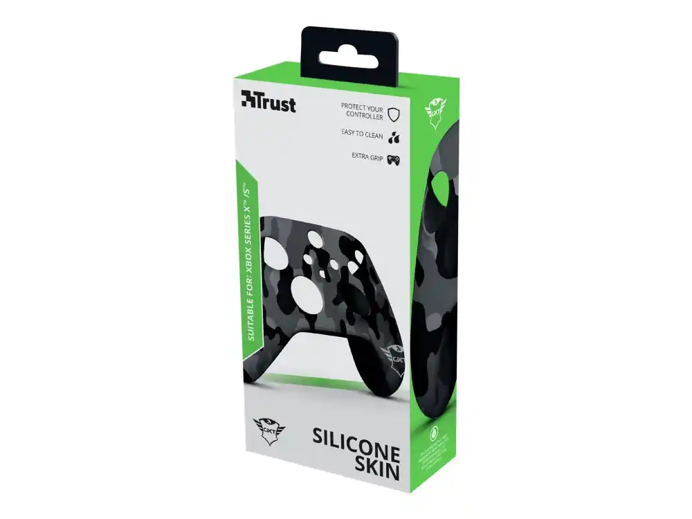 Trust Gaming GXT 749K - Skyddshölje för spelkonsolstyrenhet - silikon - svart kamo - för Microsoft Xbox Series X, S Bästa pris