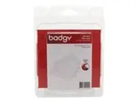Extra rabatt Badgy - Polyvinylklorid - 30 mil - vit - 100 kort kort - för Badgy 100, 200, 1st Generation