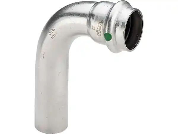 Viega Sanpress Inox böj 90° 42 Rostfritt stål/blank, 435752 Billigare