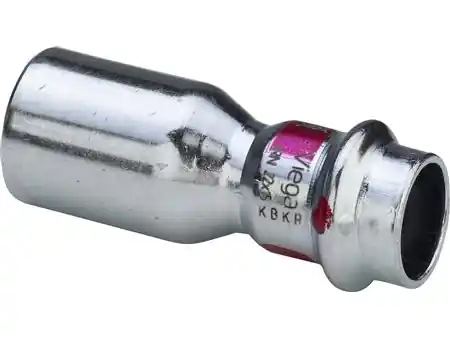 VIEGA Prestabo reduktion muffe / nippel 28x22mm af ulegeret stål SC-contur Erbjudandepris