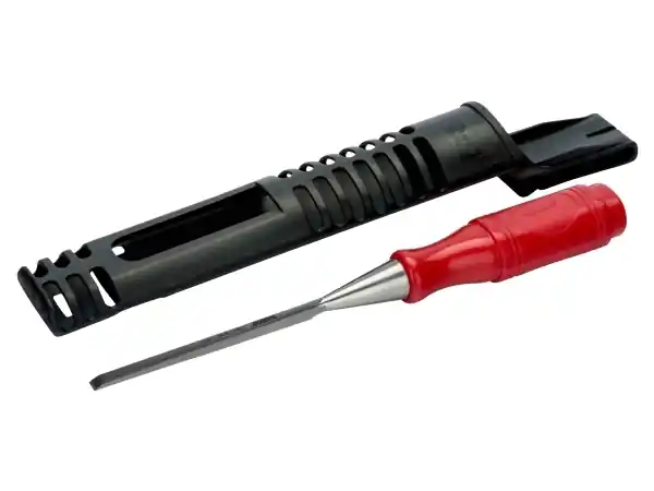Bahco 1031, Paring mejsel, Mejslad kant, Stål, Röd, Plast, Löstagbar Trygg betalning