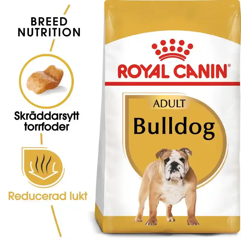 Snabb frakt Royal Canin Breed Bulldog (12 kg)