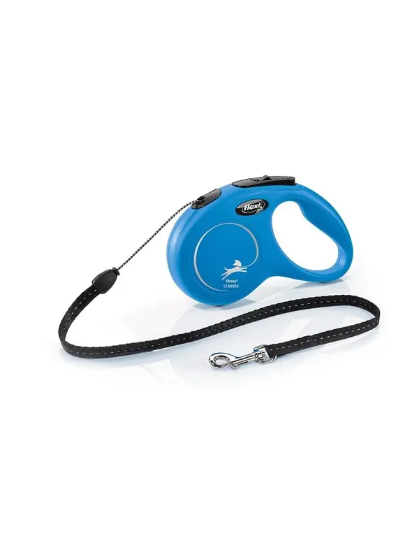 Flexi New Classic S Cord 5m/12kg (Blå) Rea
