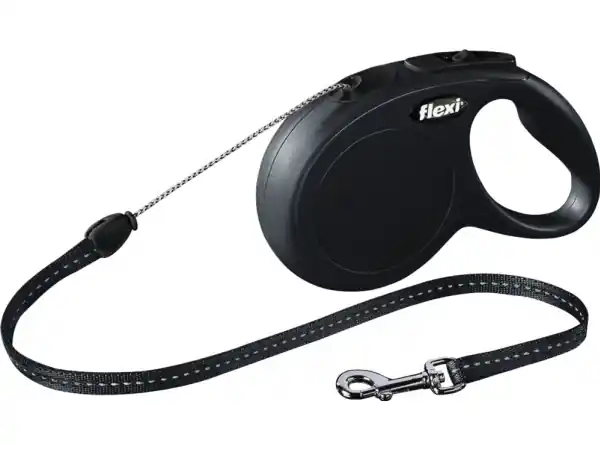 Köp nu Flexi New Classic S Cord 8m/12kg (Svart)