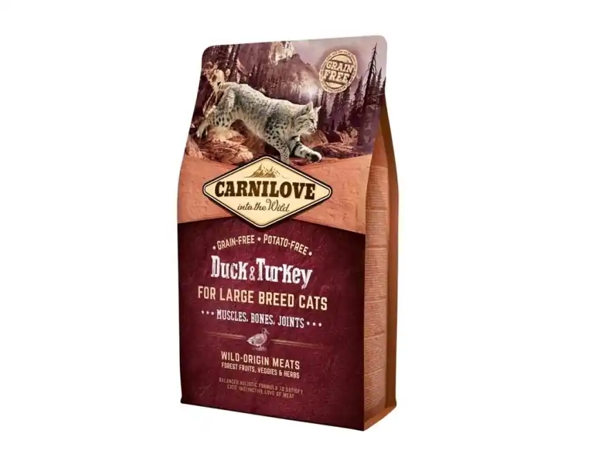 Carnilove Cat Large Breed Anka & Kalkon (2 kg) Erbjudande