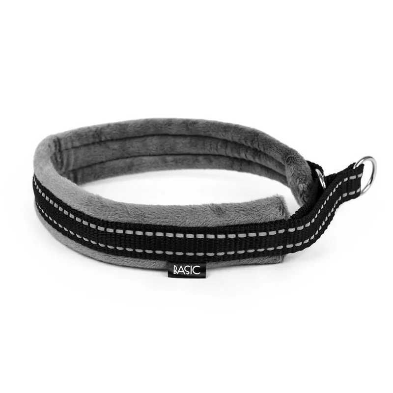 Rea Basic Cosy Halsband Halvstryp Rök (M)
