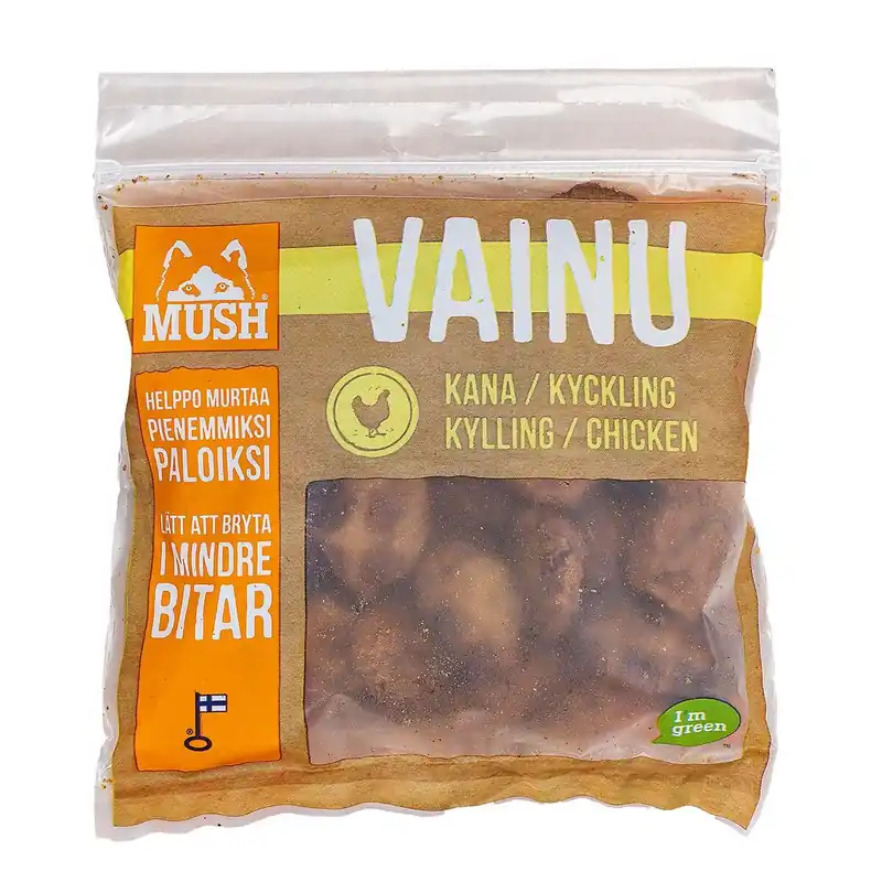 Extra rabatt Mush Vainu Träningsgodis Kyckling 150 g