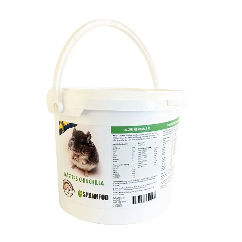 Mästers Chinchillapellets (5 kg) Expressleverans