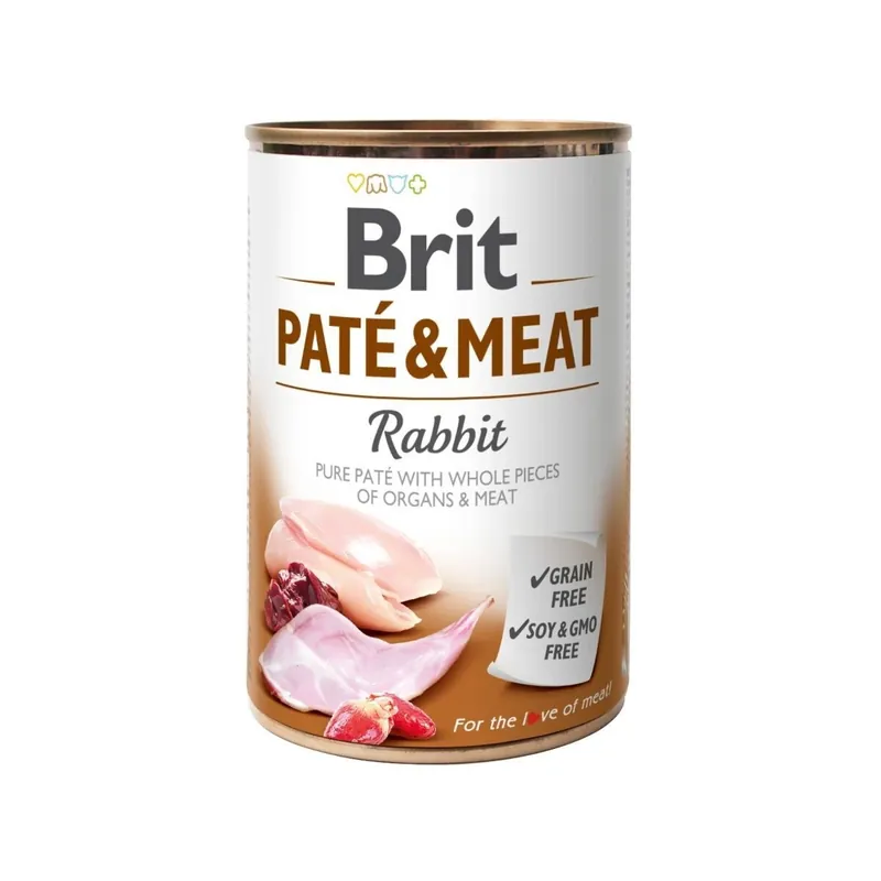 Brit Paté & Meat Rabbit 400 g Rea