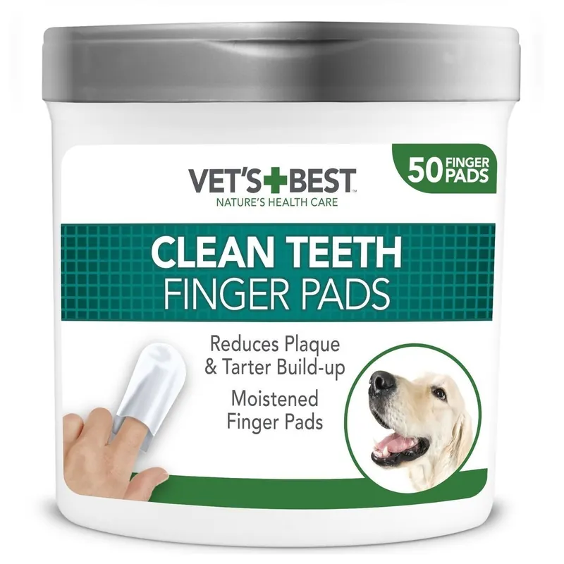Vet’s Best Clean Teeth Finger Pads 50-pack Endast denna vecka