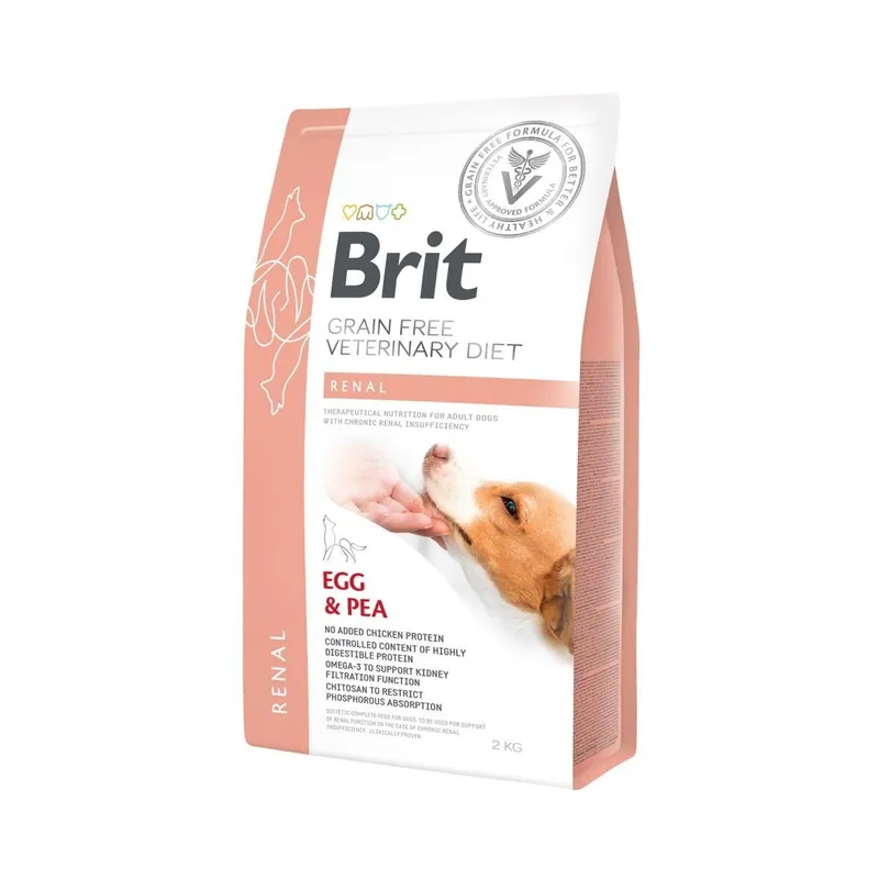 Brit Veterinary Diet Dog Renal Grain Free Egg & Pea (2 kg) Köp online