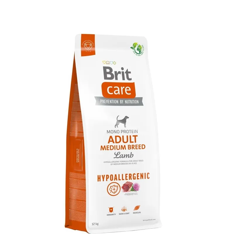 Billigare Brit Care Dog Adult Medium Breed Hypoallergenic Lamb (12 kg)