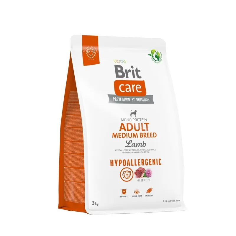 Brit Care Dog Adult Medium Breed Hypoallergenic Lamb (3 kg) Expressleverans