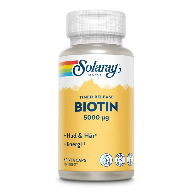 Köp online Biotin 5000 mcg