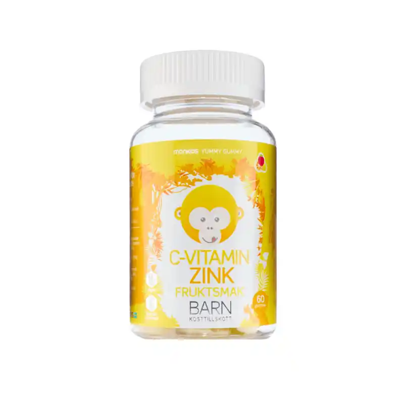 C-vitamin + Zink Barn Fruktsmak Fynd