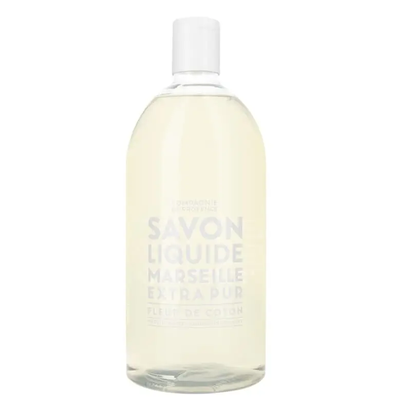 Handla nu Compagnie De Provence Liquid Marseille Soap Cotton Flower 1000ml 1000 ml