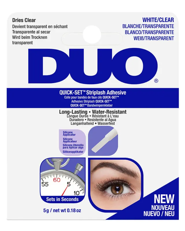 Duo Quick-Set Striplash Adhesive White/Clear 5 g prisnedsättning