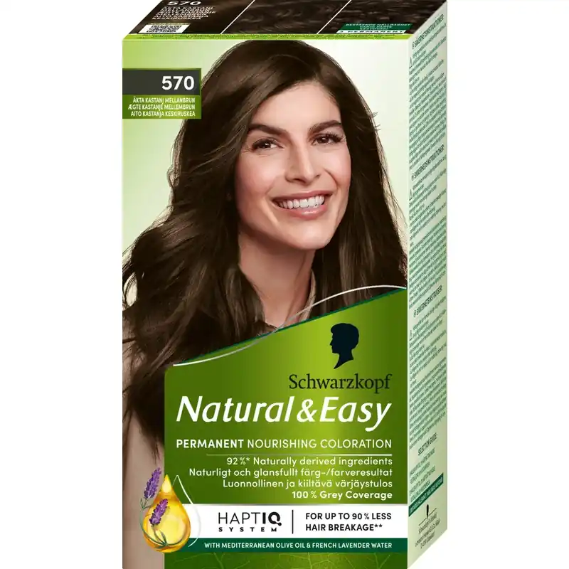Schwarzkopf Natural & Easy 570 Maron Medium Brown Rea