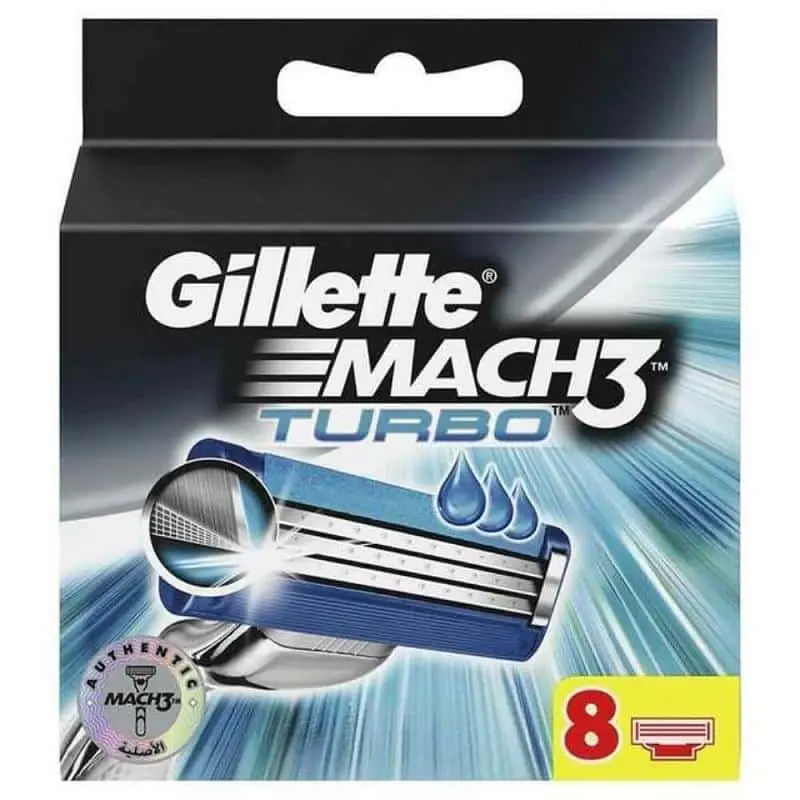Gillette Mach3 Turbo - 8pak Outlet