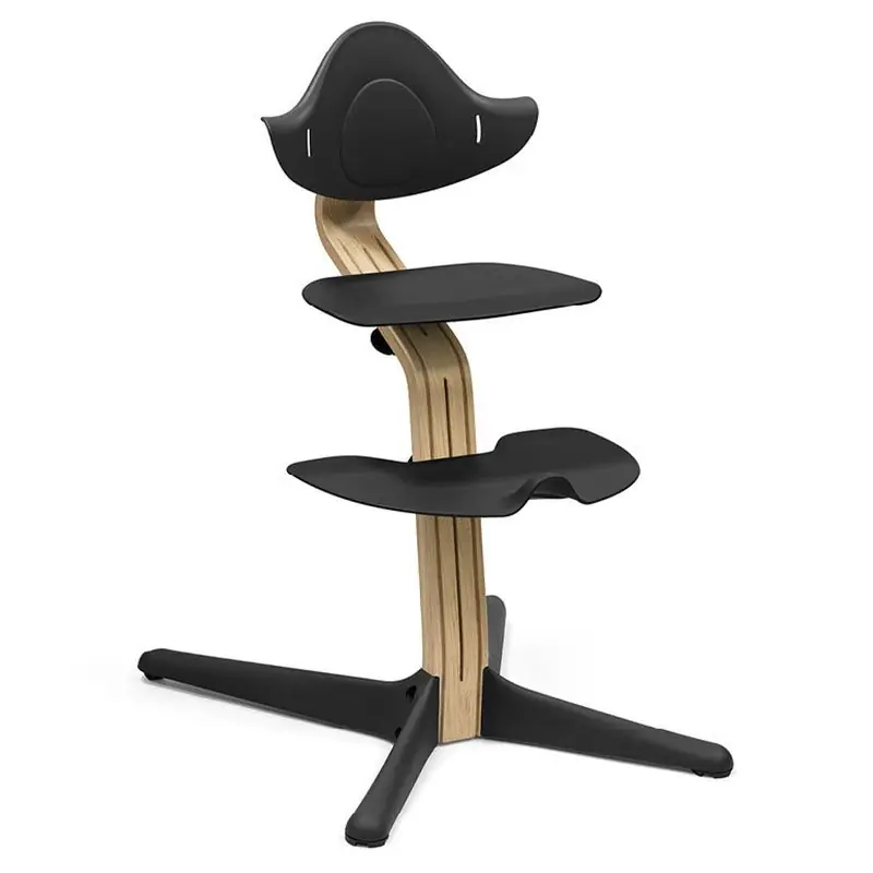 Snabb frakt Stokke Nomi matstol ek, black