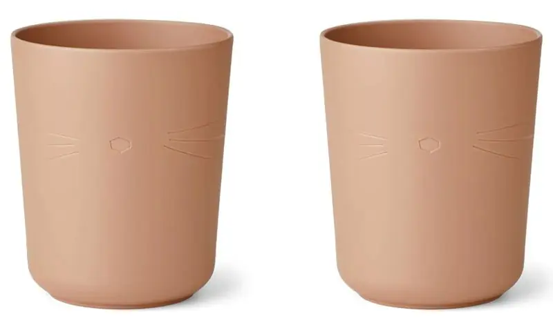 Liewood mugg Stine 2-pack, katt/pale tuscany Reapris