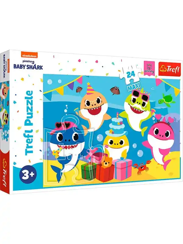 Erbjudande Trefl pussel Maxi 24 bitar, Baby Shark